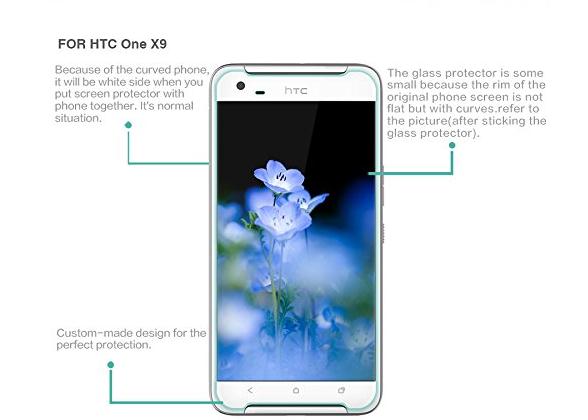 HTC One X9 tempered Glass Screen Protector