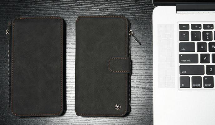 Note 5 double wallet leather case detachable Note 5 double wallet leather case detachable