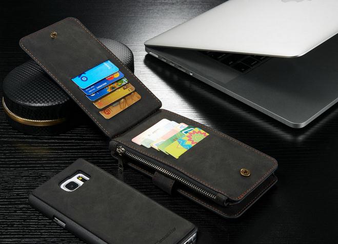 Note 5 double wallet leather case detachable Note 5 double wallet leather case detachable