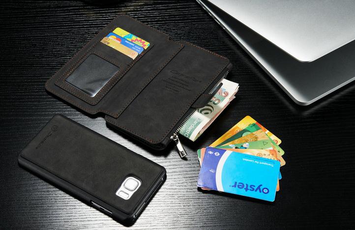 Note 5 double wallet leather case detachable Note 5 double wallet leather case detachable