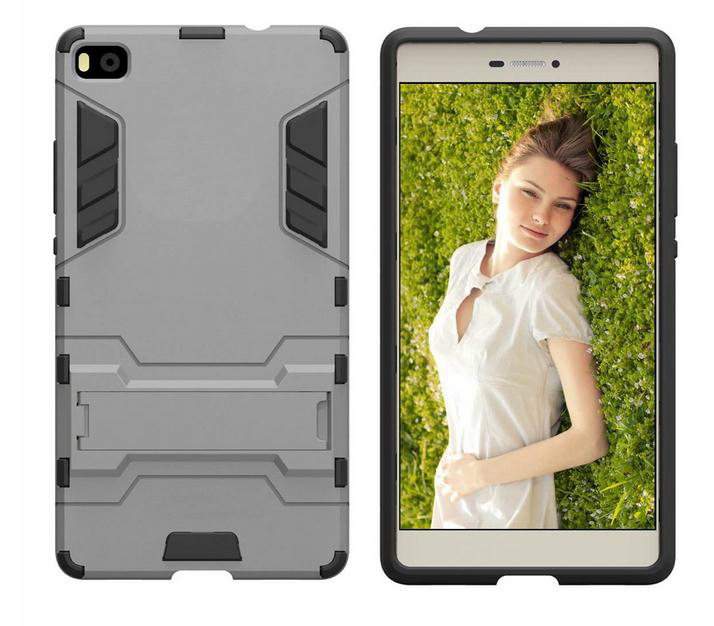 Huawei P8 Case Heavy Duty Hybrid Kickstand Cover