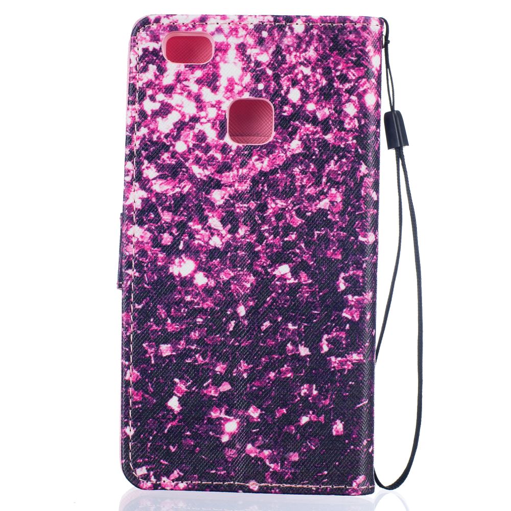 Huawei P9 lite case wallet leather case printed