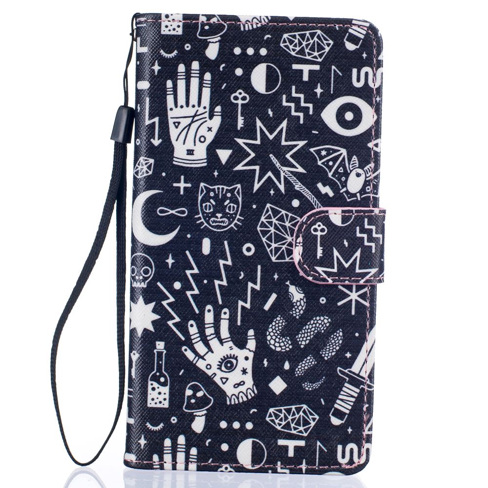 Huawei P9 lite case wallet leather case printed
