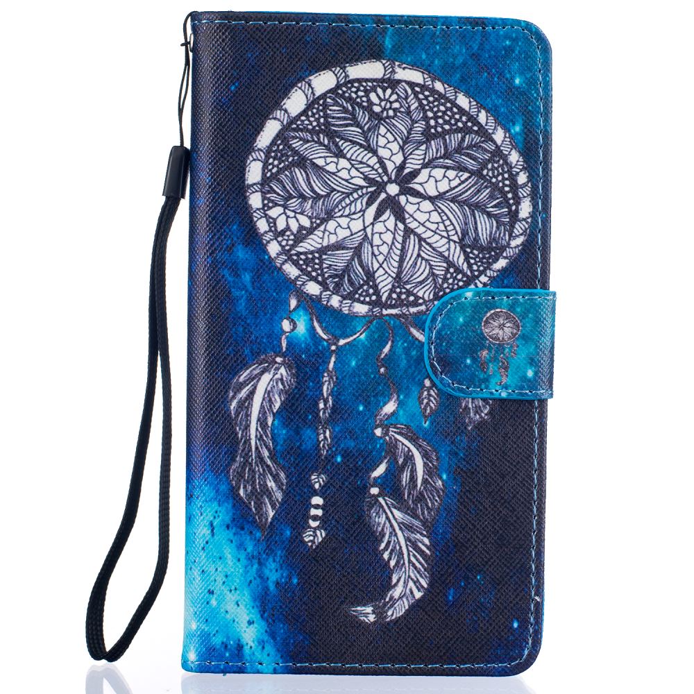 Huawei P9 lite case wallet leather case printed