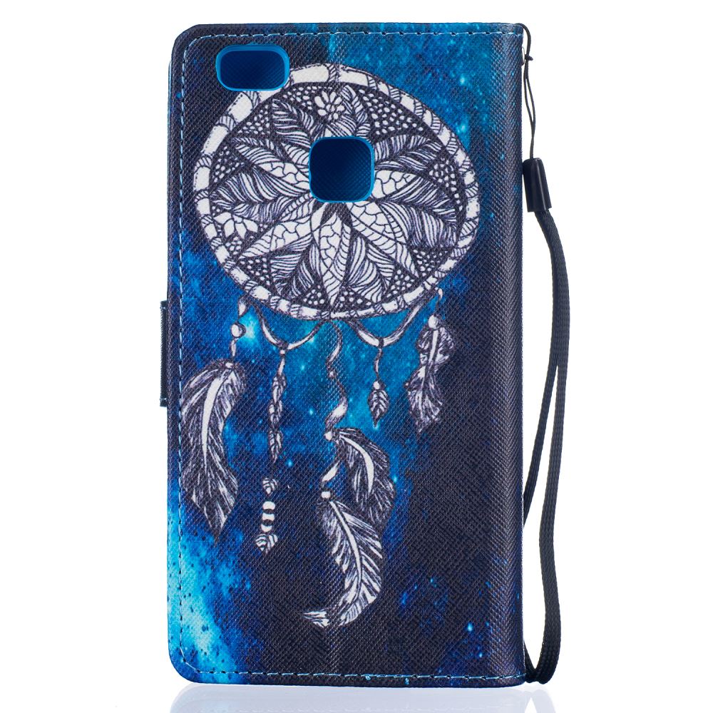 Huawei P9 lite case wallet leather case printed