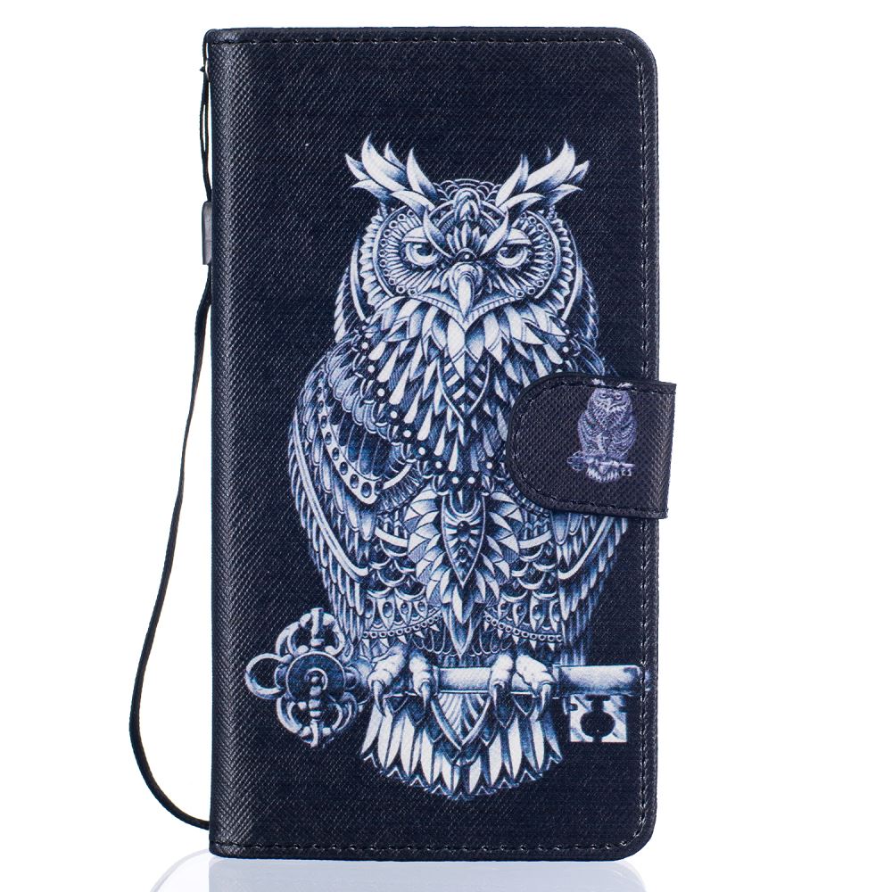 Huawei P9 lite case wallet leather case printed
