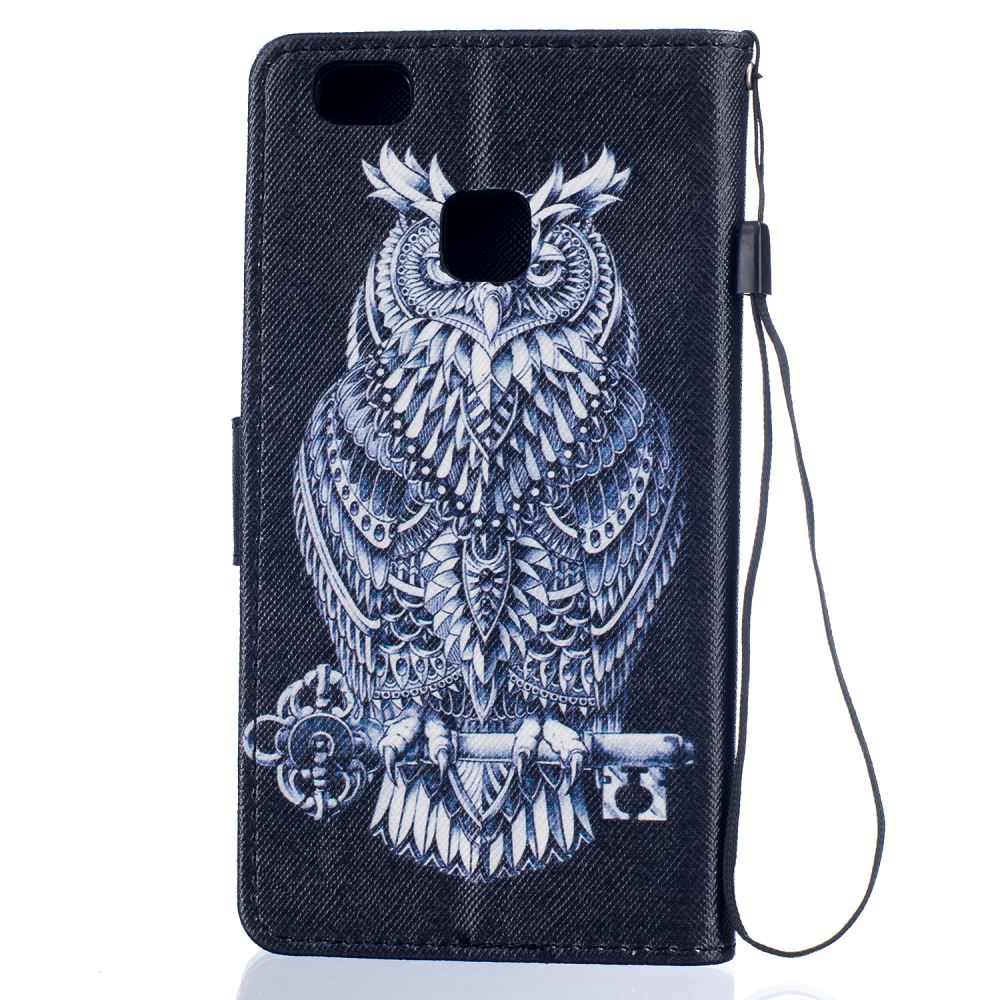 Huawei P9 lite case wallet leather case printed