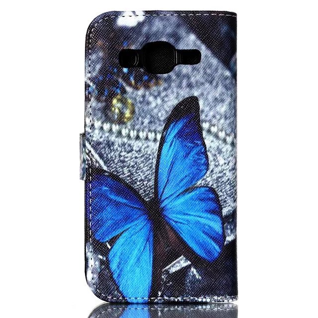 Galaxy J2 case wallet leather case printed