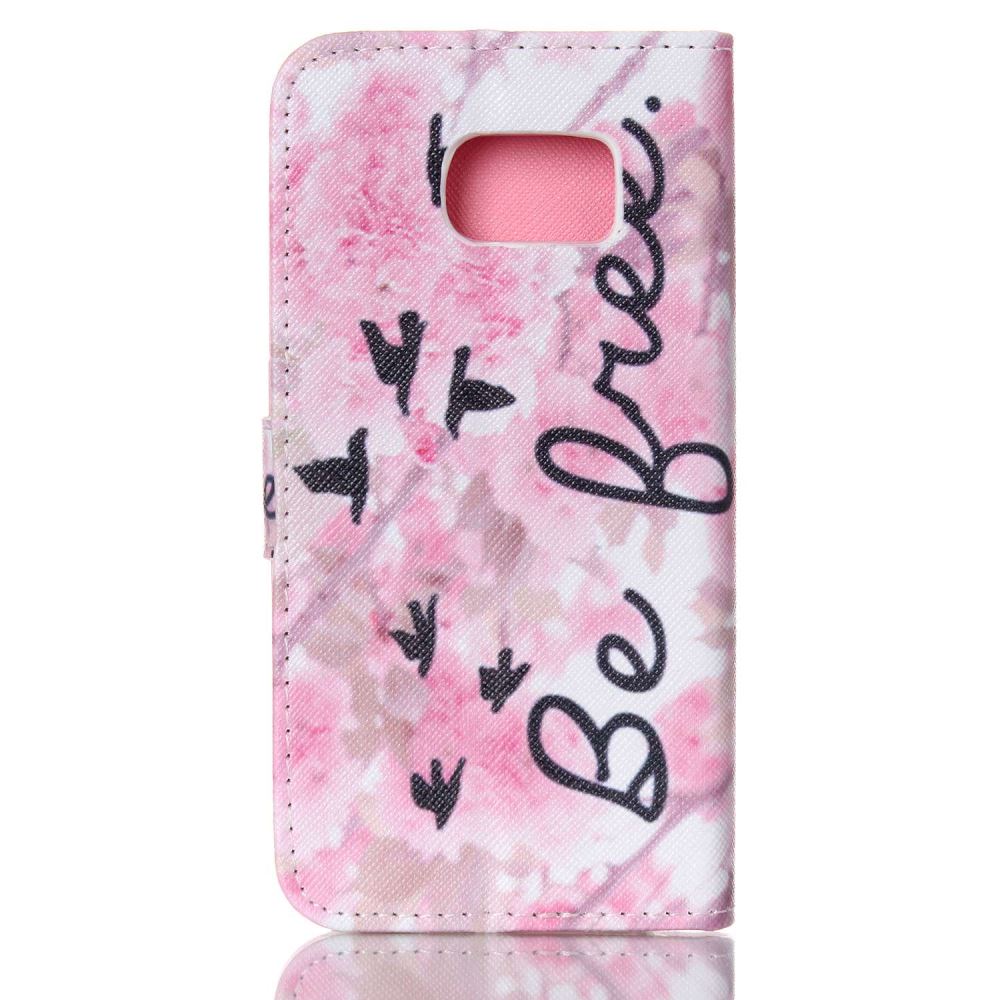 Galaxy S6 case wallet leather case printed