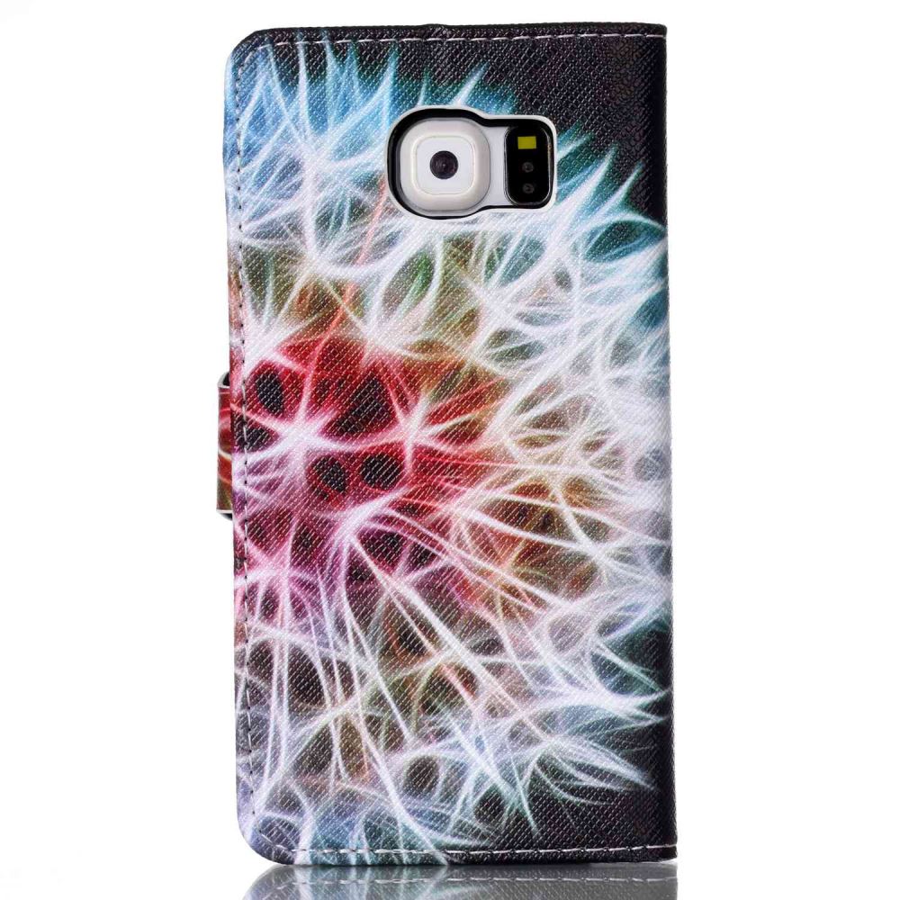 Galaxy S6 case wallet leather case printed