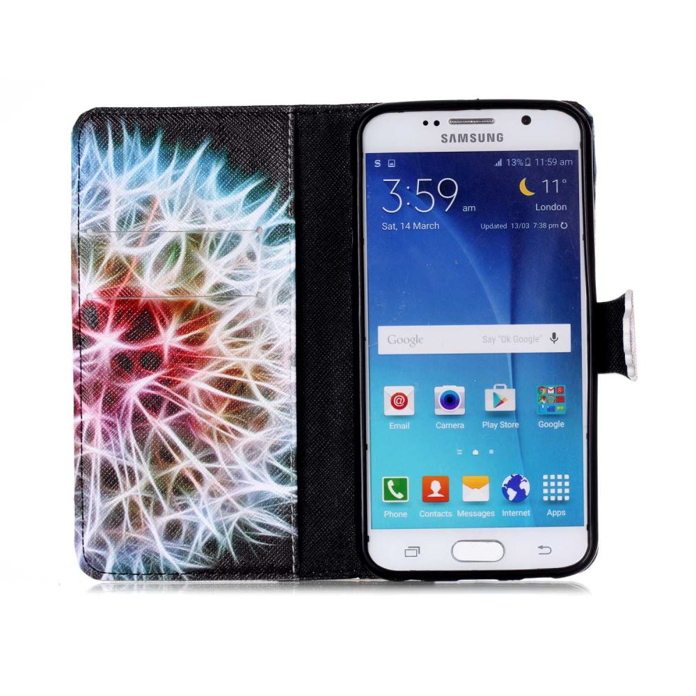 Galaxy S6 case wallet leather case printed