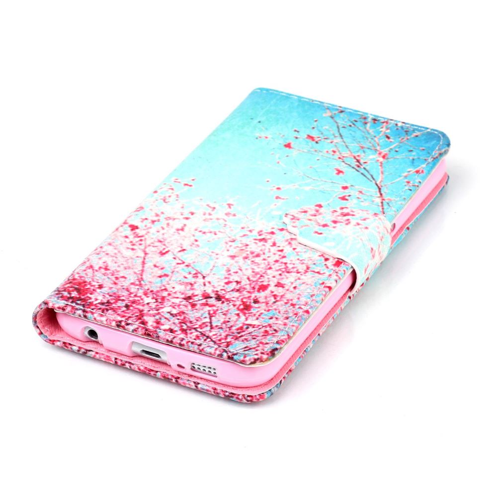 Galaxy S6 case wallet leather case printed