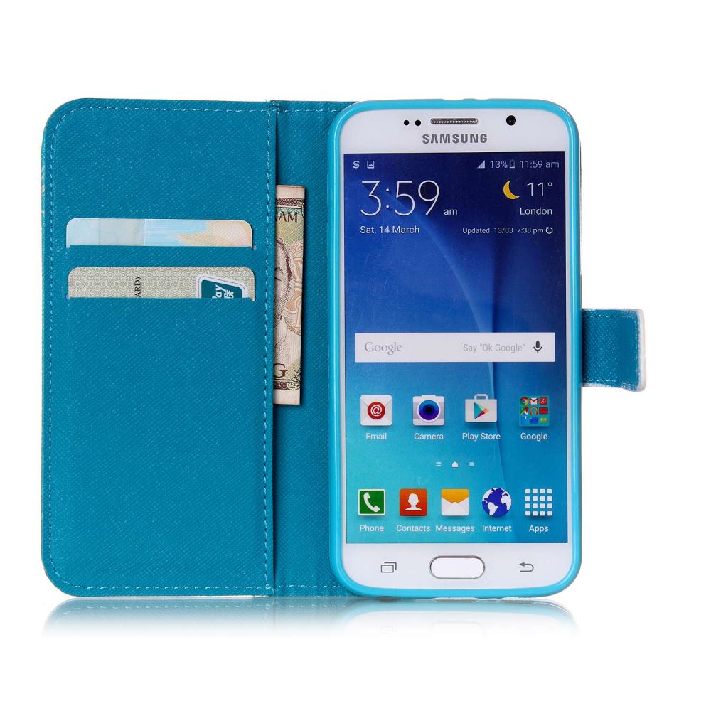 Galaxy S6 case wallet leather case printed Galaxy S6 case wallet leather case printed