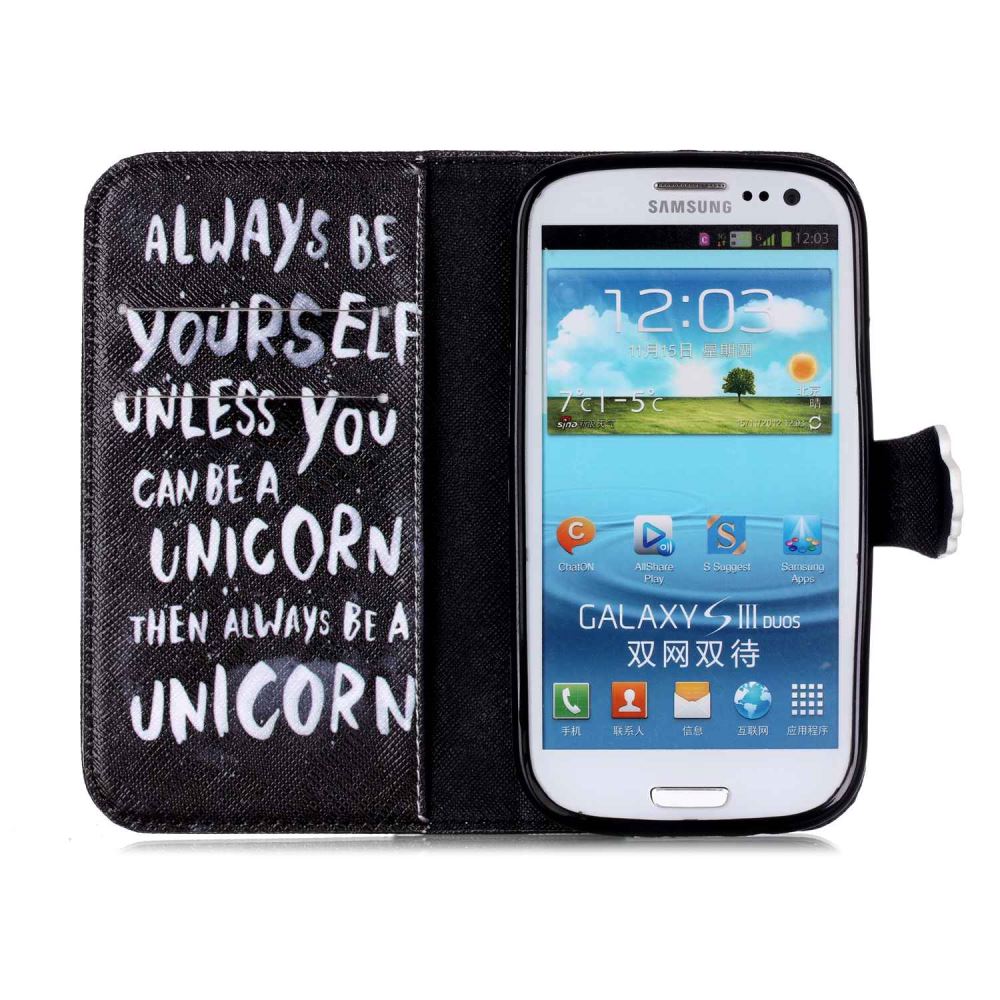 Galaxy S3 case wallet leather case printed Galaxy S3 case wallet leather case printed