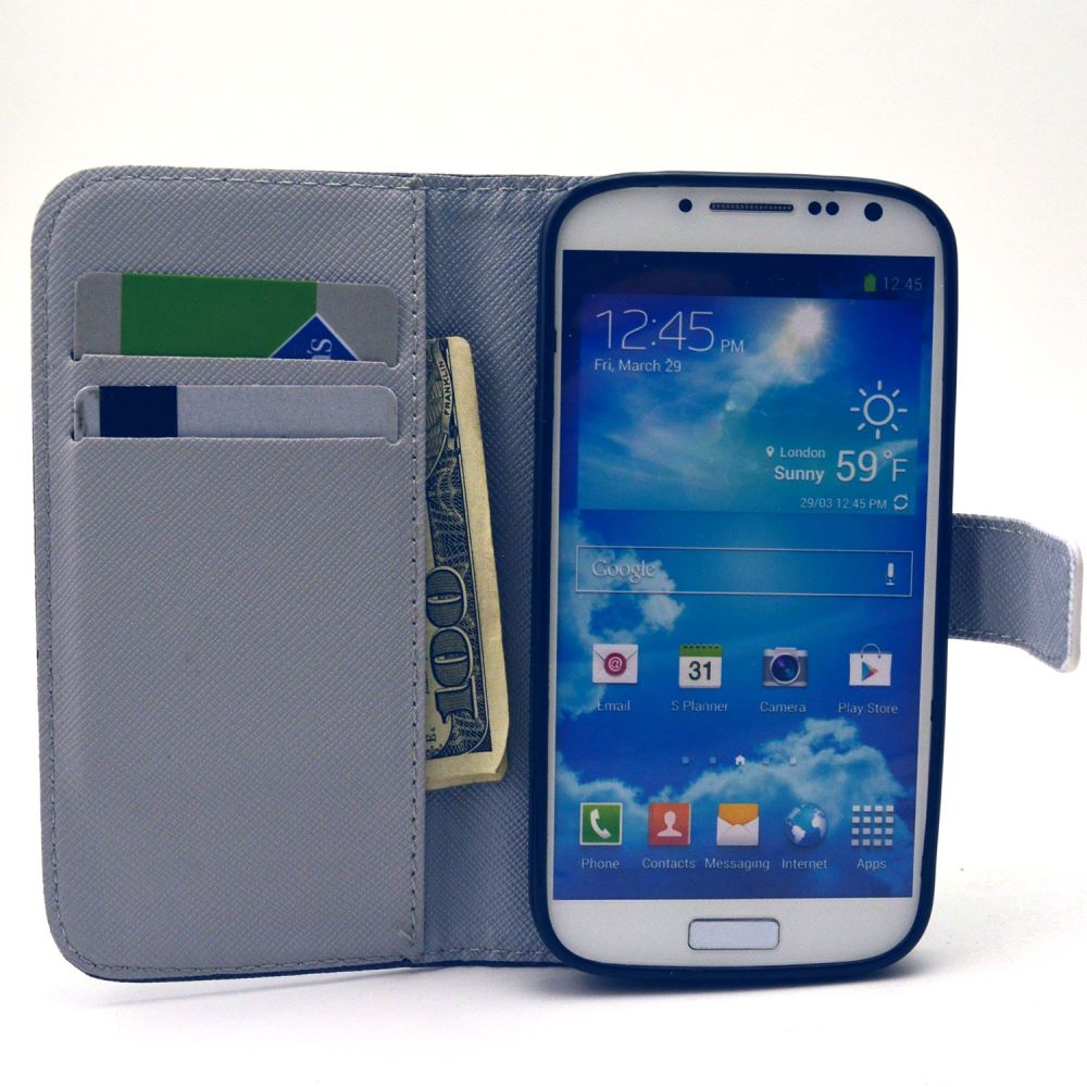 Galaxy S4 case wallet leather case printed Galaxy S4 case wallet leather case printed
