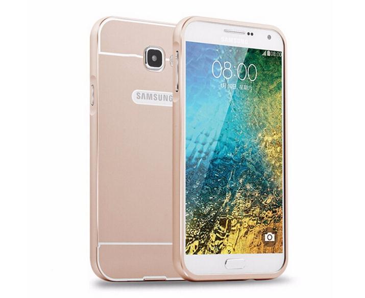 Samsung A5 2016 metal bumper w back case+Combo