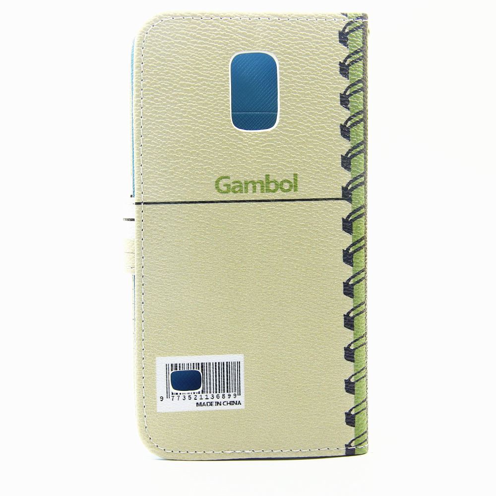 Galaxy S5 case wallet leather case printed