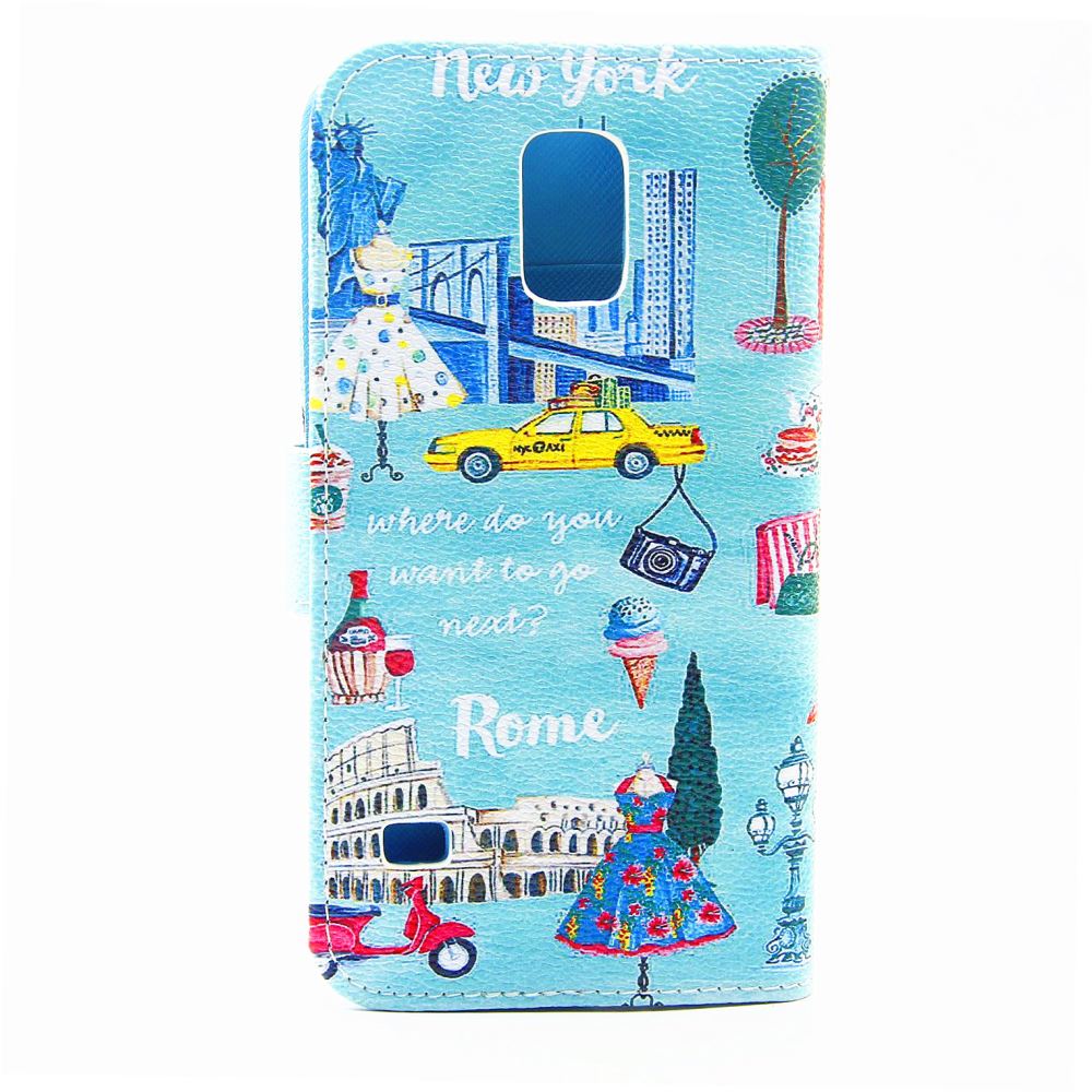 Galaxy S5 case wallet leather case printed Galaxy S5 case wallet leather case printed