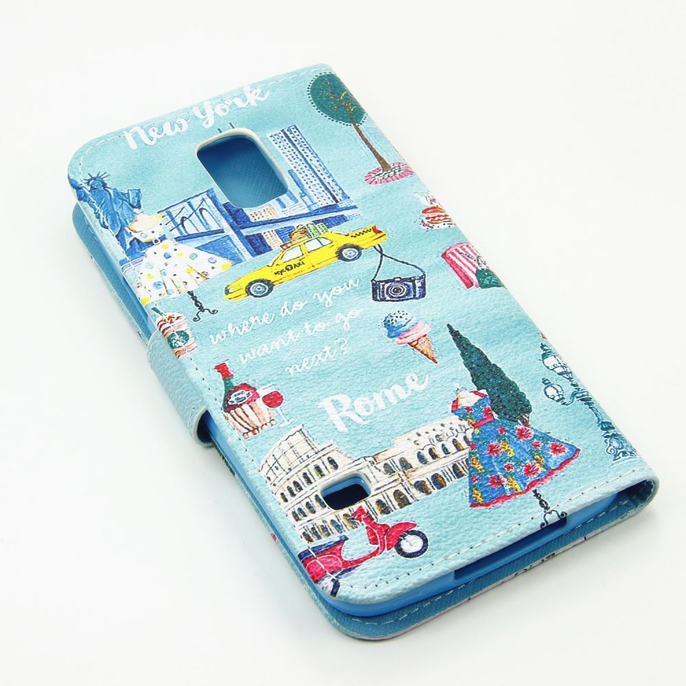 Galaxy S5 case wallet leather case printed Galaxy S5 case wallet leather case printed