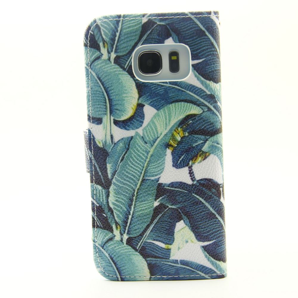 Galaxy S7 EDGE case wallet leather case printed