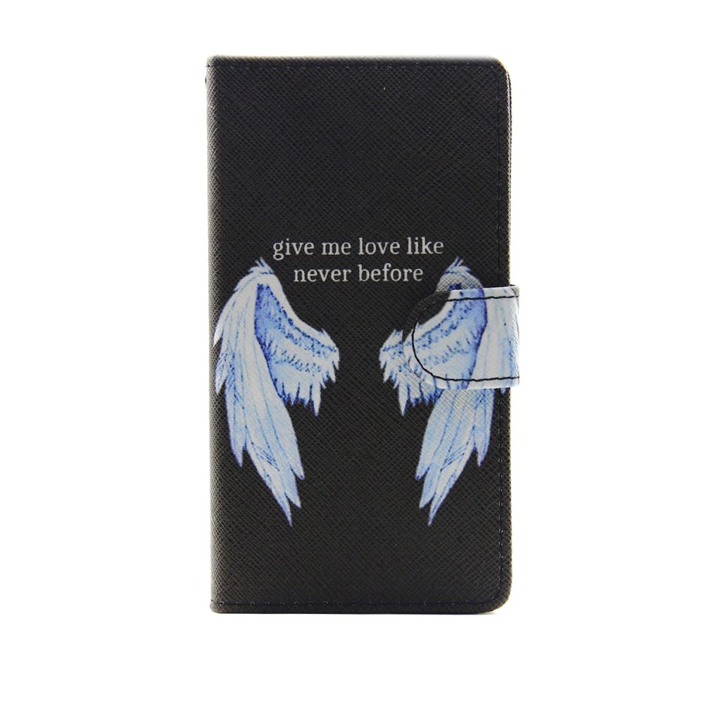 Sony M4 Aqua case wallet leather case printed