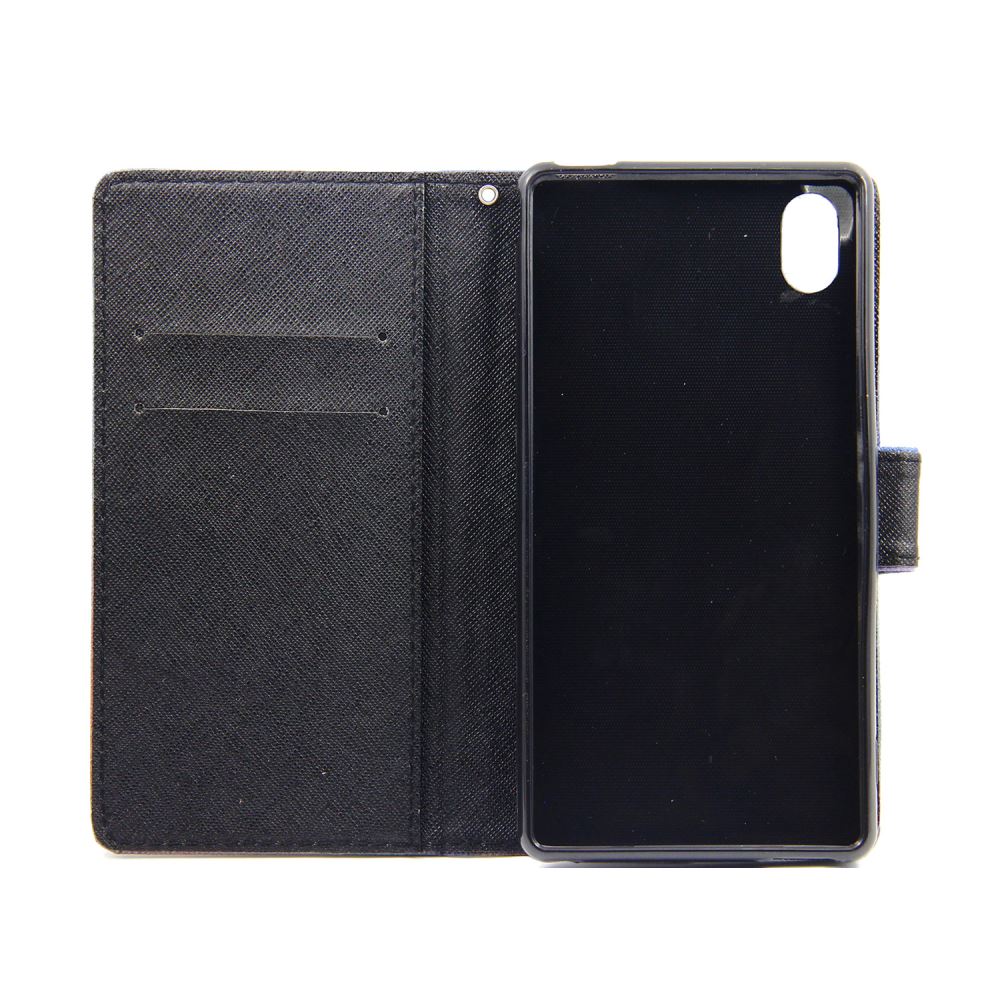 Sony M4 Aqua case wallet leather case printed