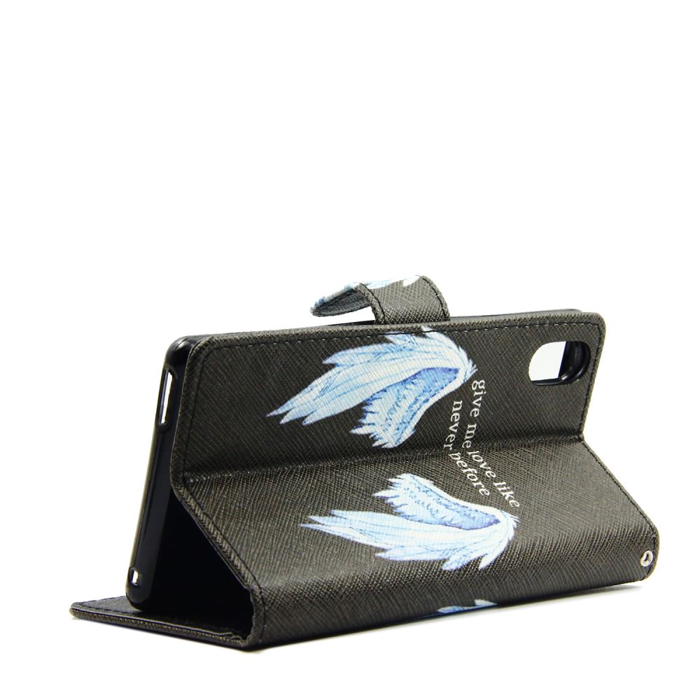 Sony M4 Aqua case wallet leather case printed