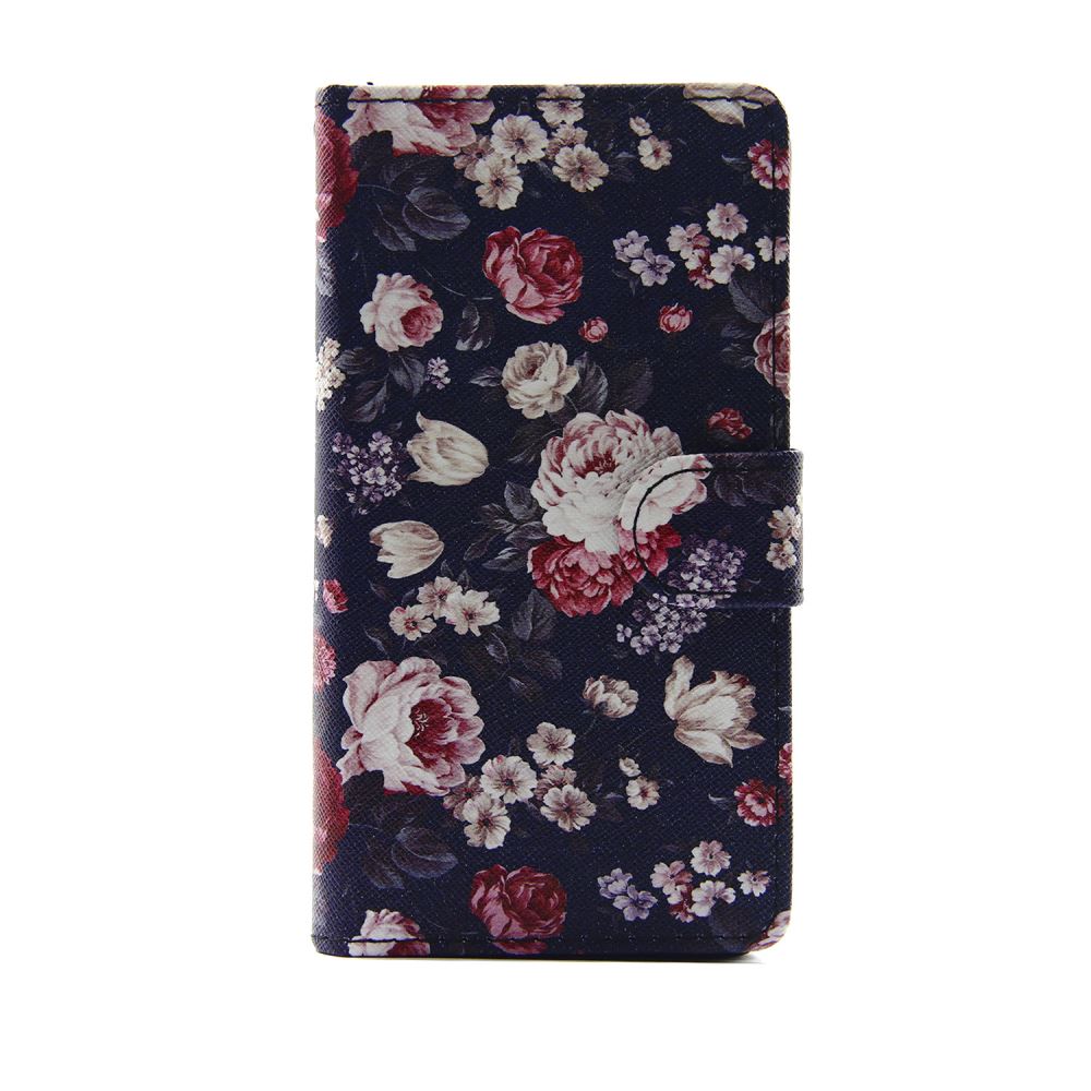 Sony M4 Aqua case wallet leather case printed