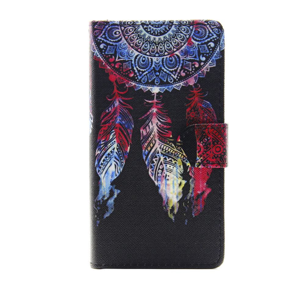 Sony M4 Aqua case wallet leather case printed