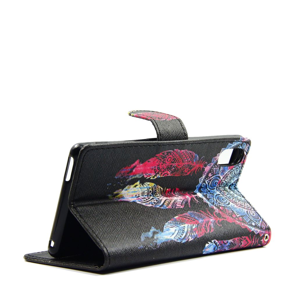 Sony M4 Aqua case wallet leather case printed