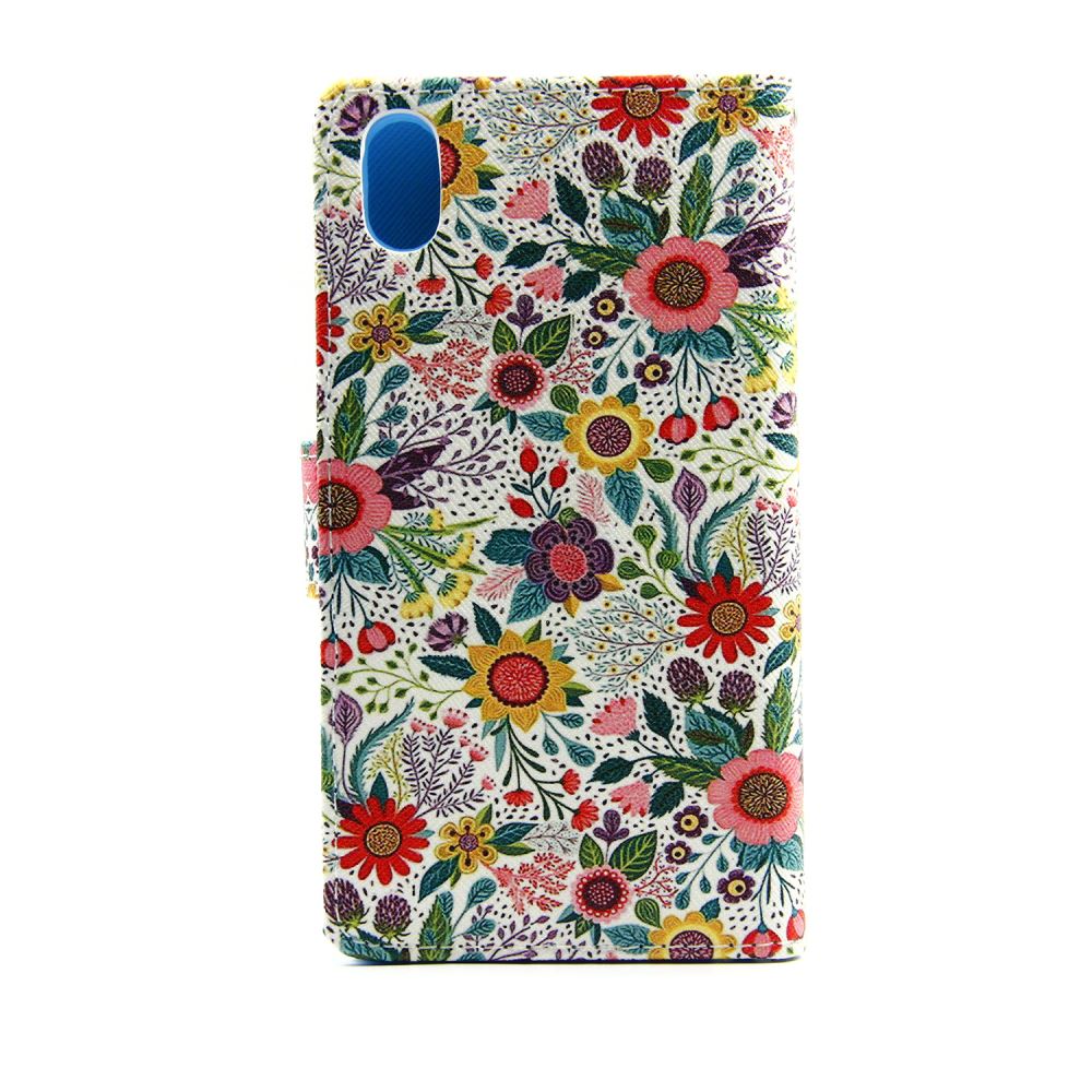 Sony M4 Aqua case wallet leather case printed