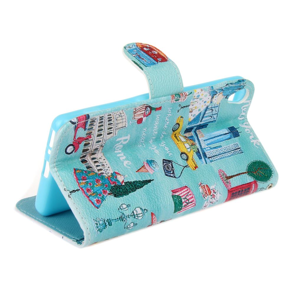 Sony Xperia XA case wallet leather case printed Sony Xperia XA case wallet leather case printed