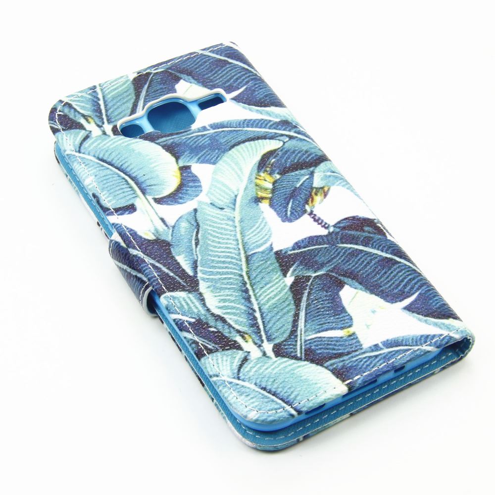 Samsung Galaxy J5 case wallet leather case printed