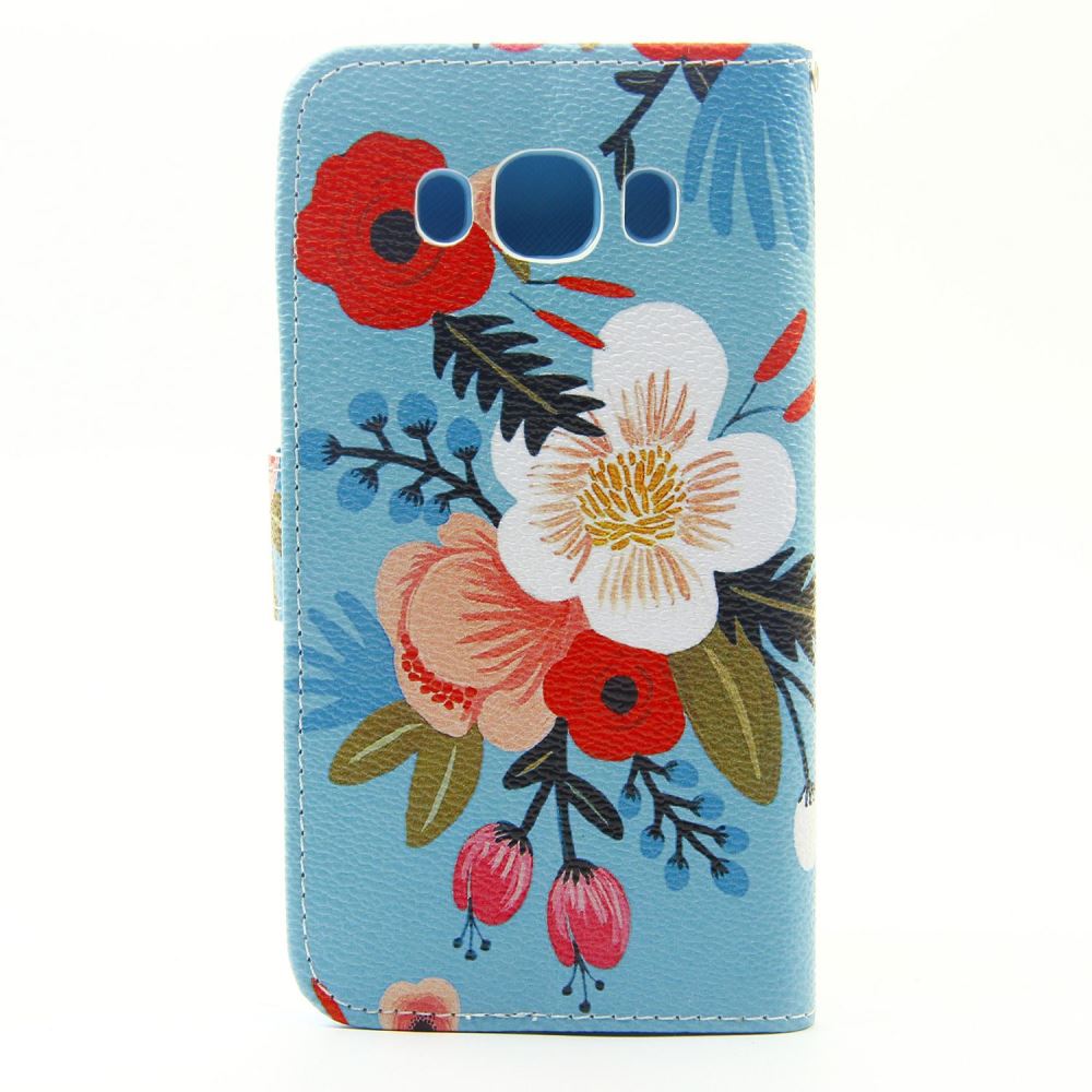 Samsung Galaxy J5 case wallet leather case printed