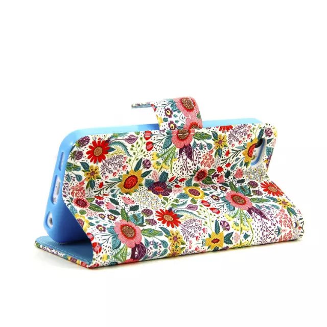 iPhone 5c case wallet leather case printed