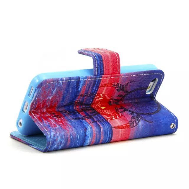 iPhone 5c case wallet leather case printed
