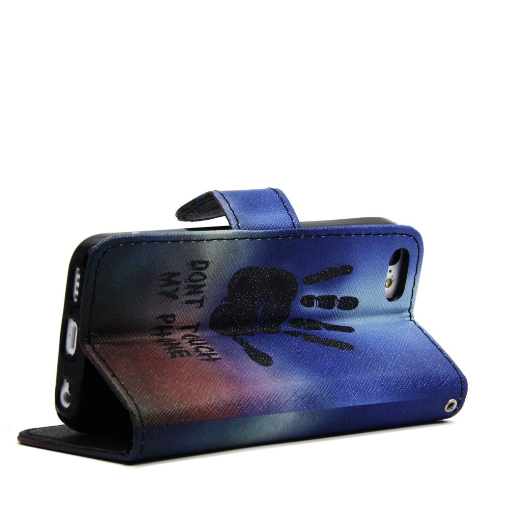 iPhone 5c case wallet leather case printed