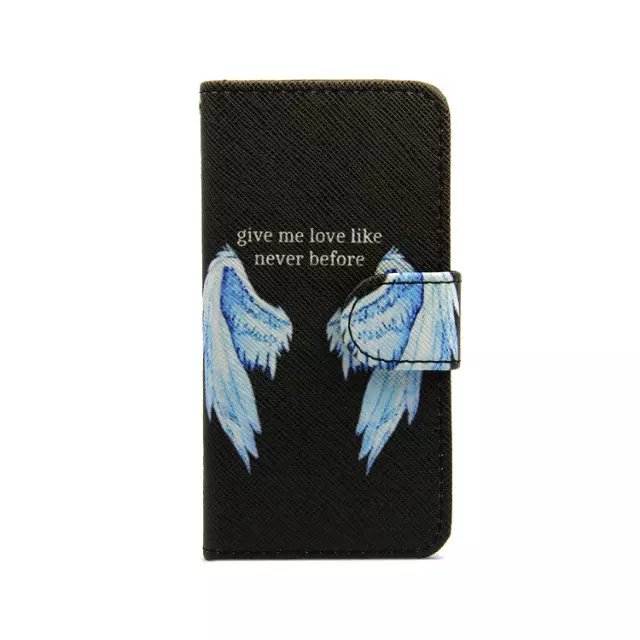 iPhone 5c case wallet leather case printed