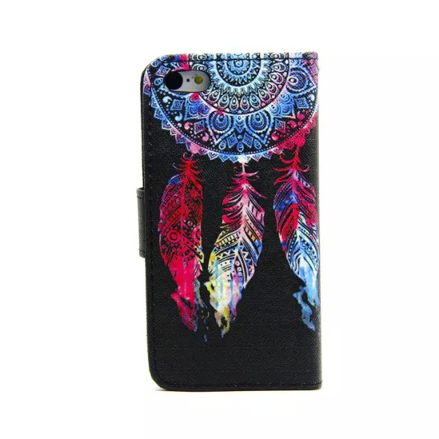 iPhone 5c case wallet leather case printed