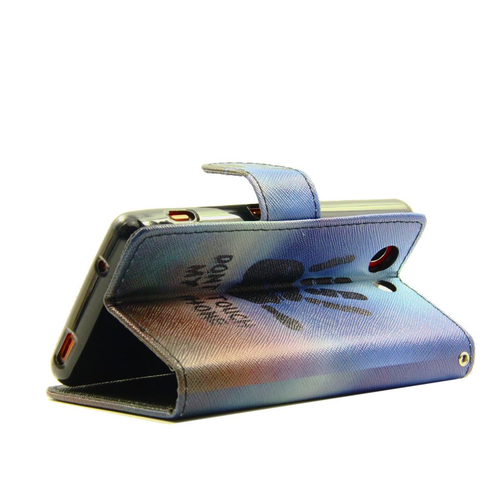 Sony Z3 compact case wallet leather case printed