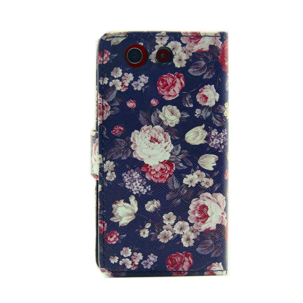 Sony Z3 compact case wallet leather case printed Sony Z3 compact case wallet leather case printed