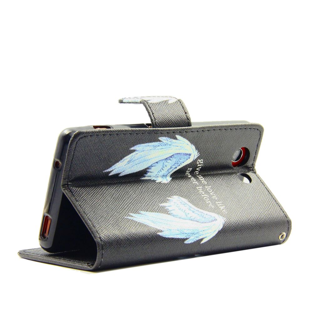 Sony Z3 compact case wallet leather case printed