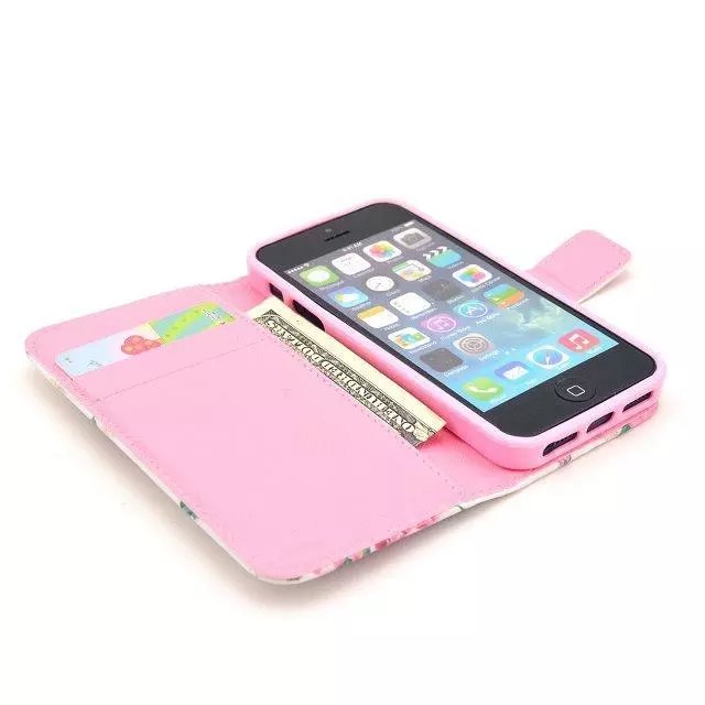iPhone 5 5s SE case wallet leather case printed iPhone 5 5s SE case wallet leather case printed