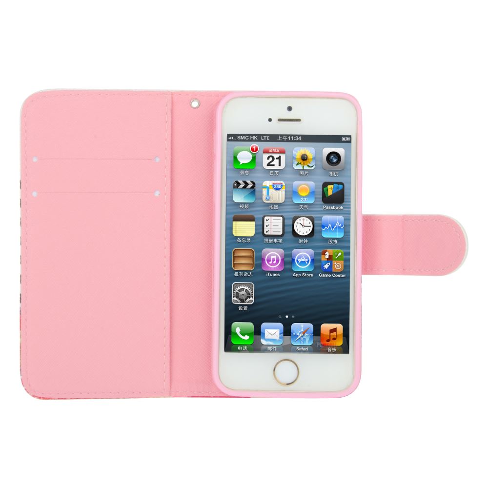 iPhone 5 5s SE case wallet leather case printed iPhone 5 5s SE case wallet leather case printed