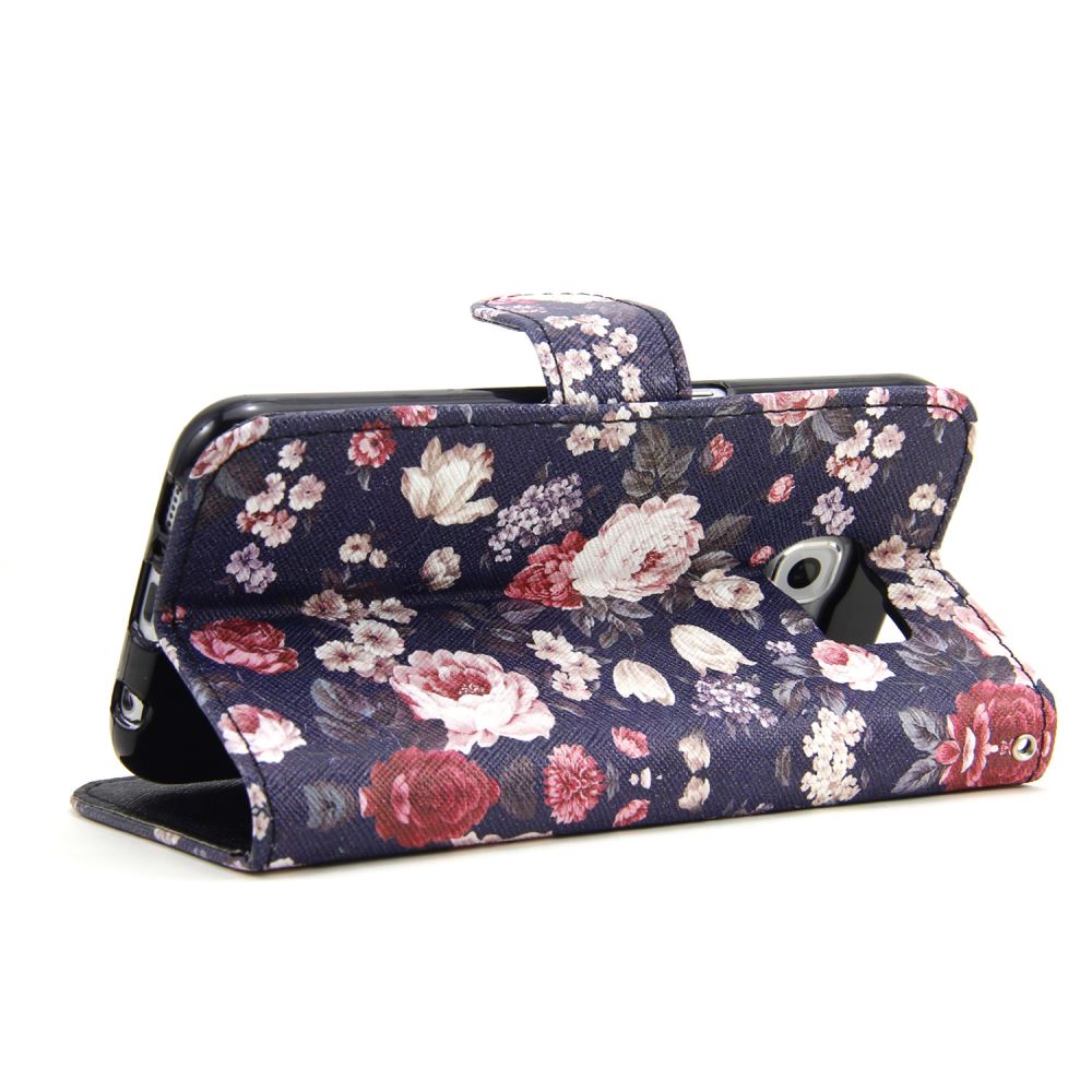Galaxy S7 case wallet leather case printed