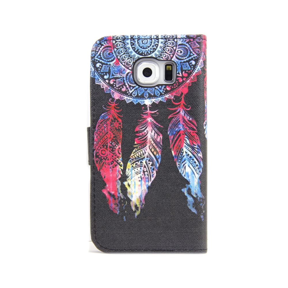 Galaxy S7 case wallet leather case printed