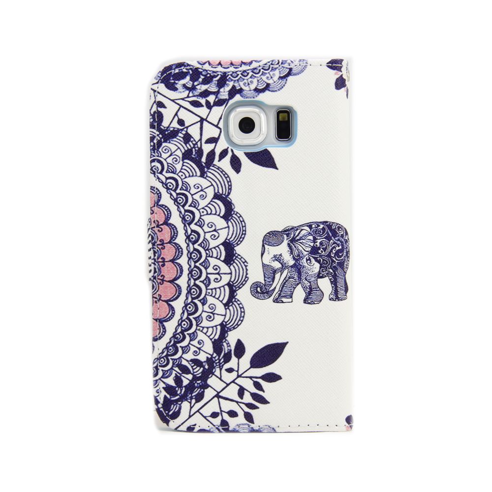 Galaxy S7 case wallet leather case printed