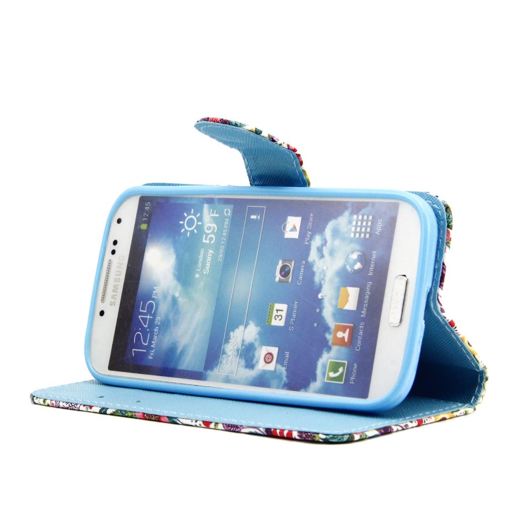 Galaxy S4 case wallet leather case printed Galaxy S4 case wallet leather case printed