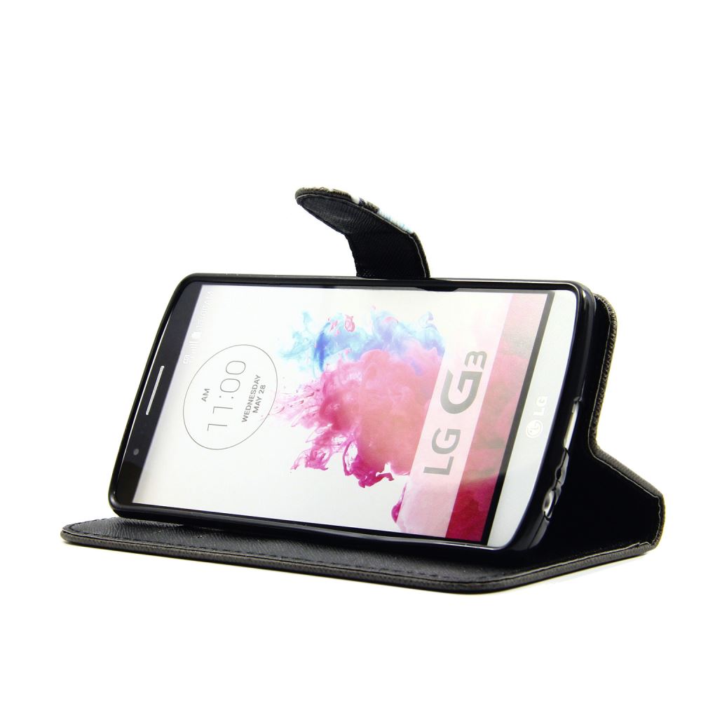 LG G3 case wallet leather case printed