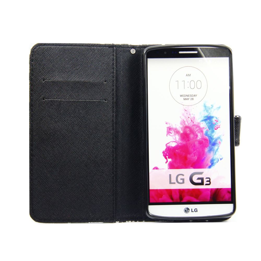 LG G3 case wallet leather case printed
